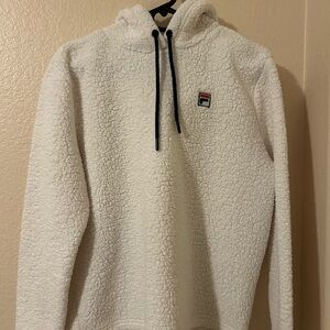 Fila Cream Sherpa Pullover